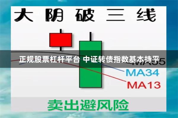 正规股票杠杆平台 中证转债指数基本持平